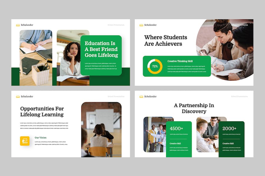 奖学金教育培训课程申请PPT模板 - 顶尖PPT