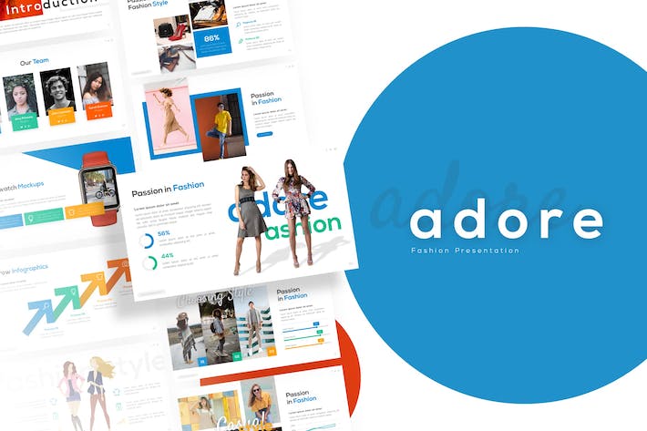 时尚女性服装秀PPT模板 - 顶尖PPT