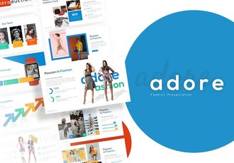 时尚女性服装秀PPT模板 - 顶尖PPT