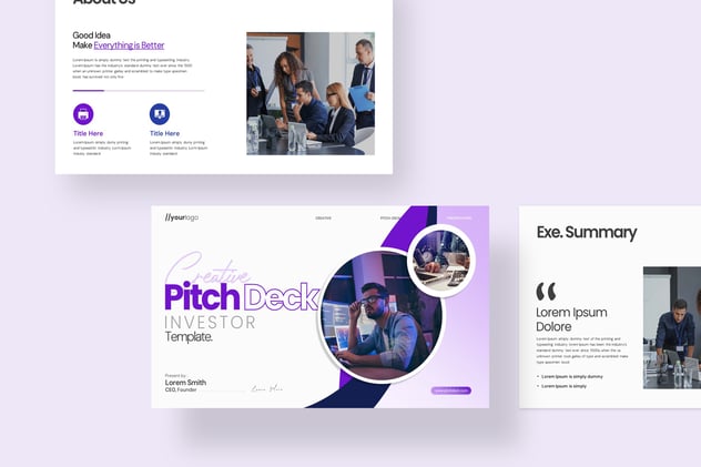 融资计划创业公司展示业模式团队实力keynote模板 - 顶尖PPT