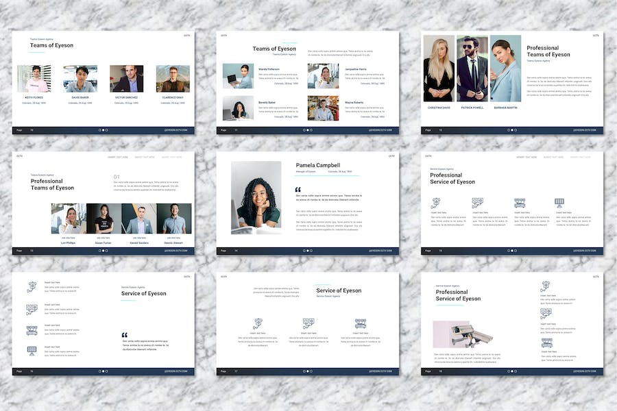 闭路电视摄像头产品展示PPT模板 - 顶尖PPT