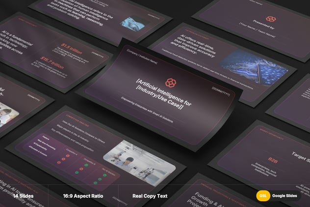 企业人工智能PPT模板 - 顶尖PPT