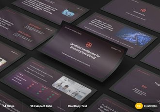 企业人工智能PPT模板 - 顶尖PPT