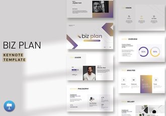 商业计划书项目方案Keynote模板 - 顶尖PPT