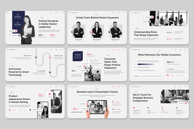 市场营销销售策略方案keynote模板 - 顶尖PPT