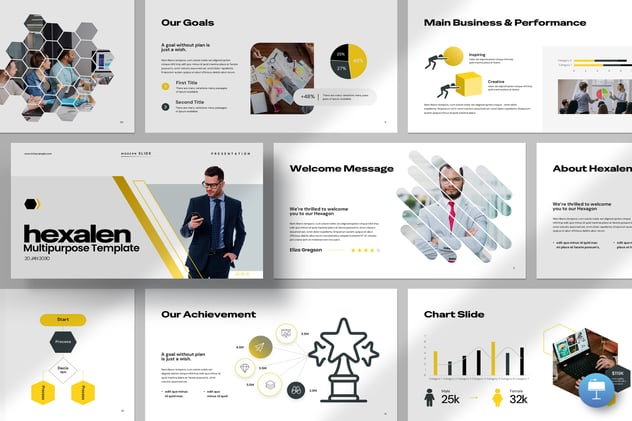 品牌项目名称keynote模板 - 顶尖PPT