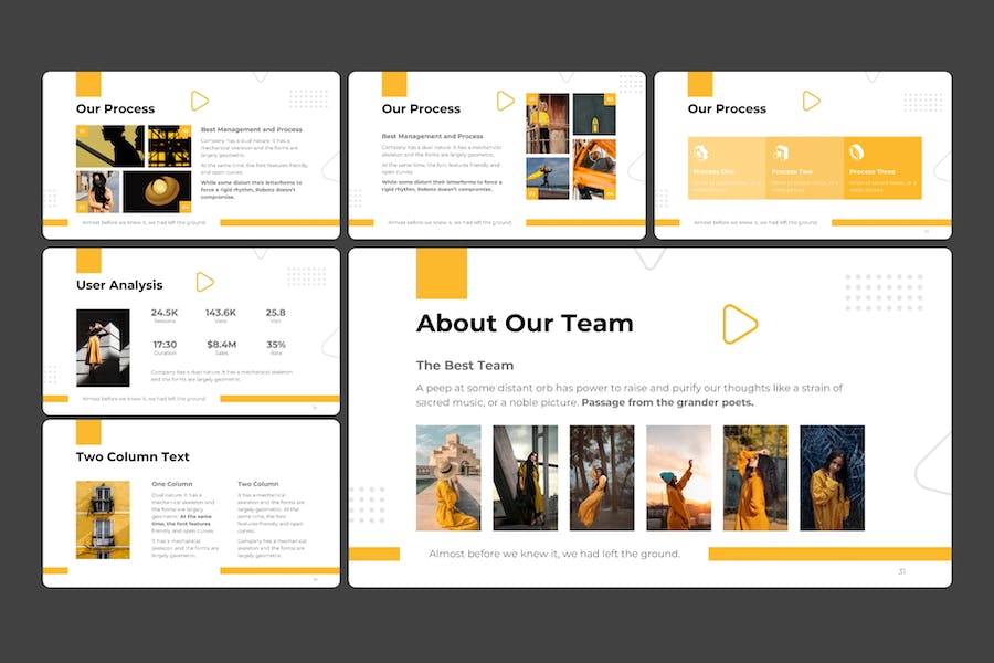 商务业务计划PowerPoint模板 - 顶尖PPT