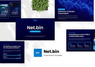 网络技术信息化应用讲述Keynote模板 - 顶尖PPT
