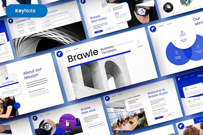 企业产品服务商务营销方案Keynote模板 - 顶尖PPT