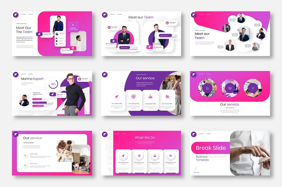 大气季度述职报告商业计划企业合作多用途keynote模板 - 顶尖PPT