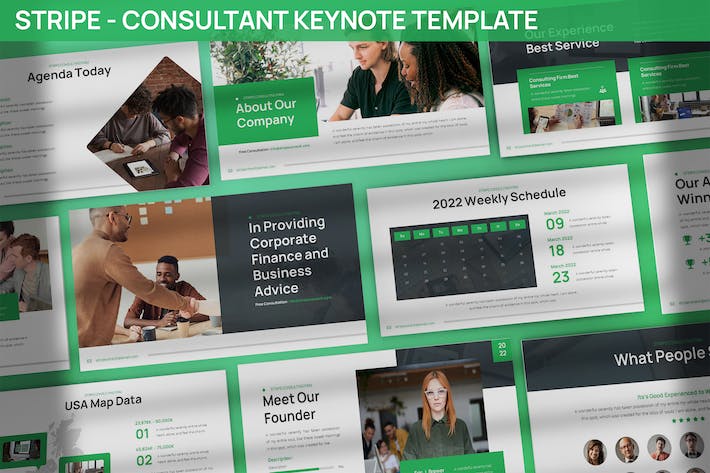 企业顾问公司介绍keynote模板 - 顶尖PPT