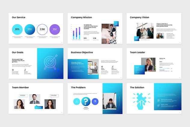 商业计划书创业融资方案Keynote模板 - 顶尖PPT