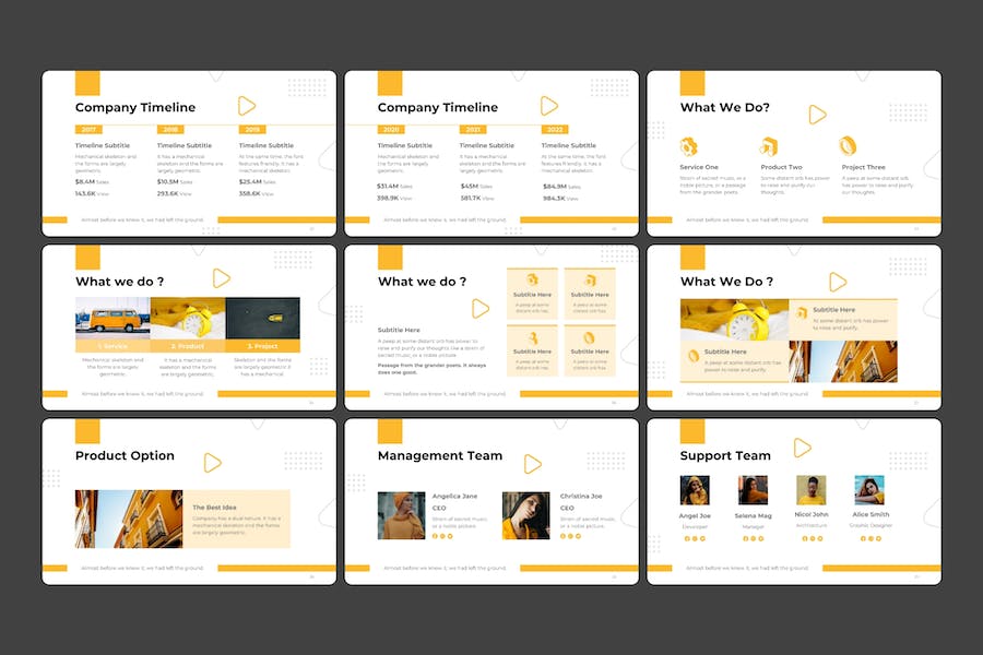 商务业务计划PowerPoint模板 - 顶尖PPT