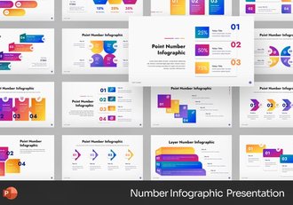 多场景数字信息可视化展示PPT模板 - 顶尖PPT