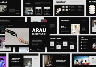 AI技术主题演讲keynote模板 - 顶尖PPT