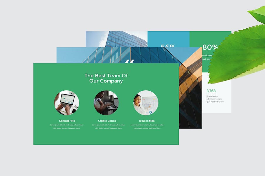 高科技感铬色系商务演示PPT模板 - 顶尖PPT