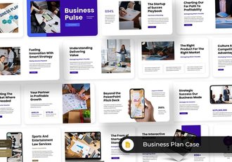 商业计划案例PPT模板 - 顶尖PPT