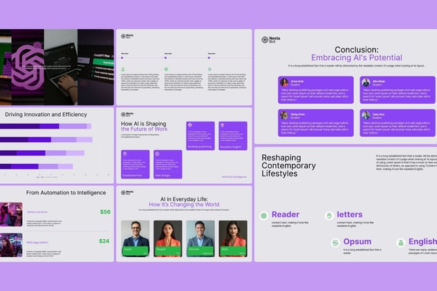 人工智能初创技术PPT模板 - 顶尖PPT
