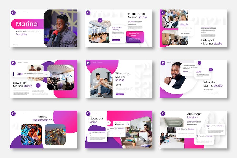 大气季度述职报告商业计划企业合作多用途keynote模板 - 顶尖PPT