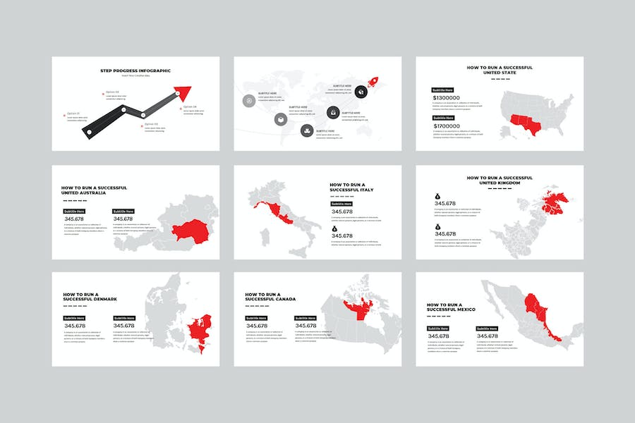 极简风格企业介绍PPT模板 - 顶尖PPT