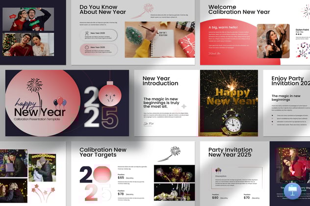 新年祝福晚会庆典节日keynote模板 - 顶尖PPT