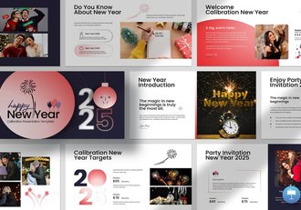 新年祝福晚会庆典节日keynote模板 - 顶尖PPT