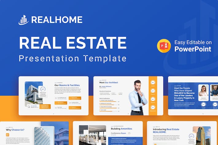 欧美房地产项目推介高级PPT模板 - 顶尖PPT