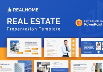 欧美房地产项目推介高级PPT模板 - 顶尖PPT