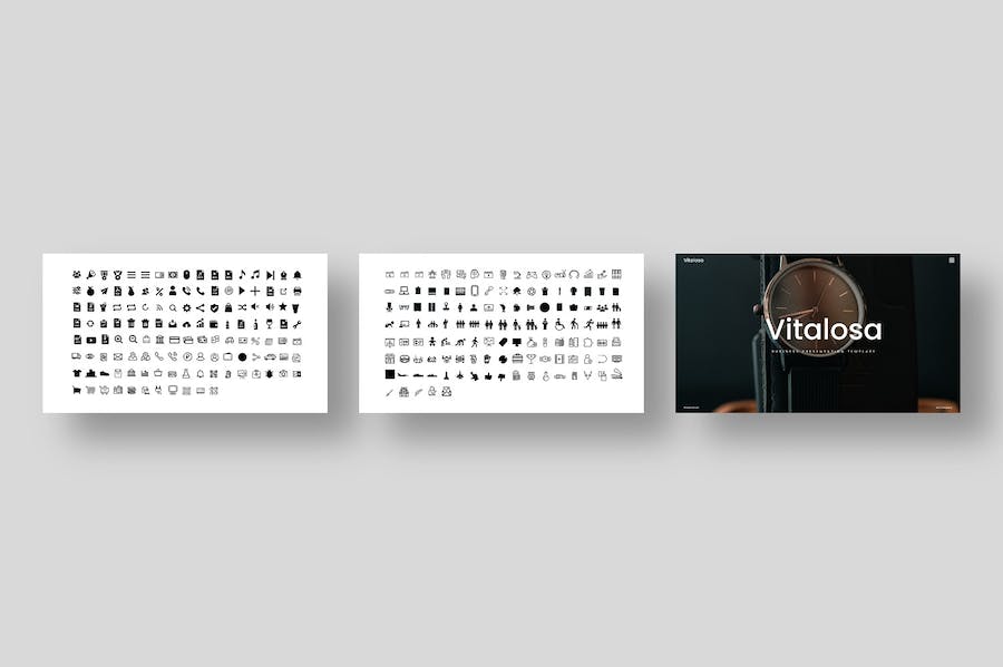 大气产品摄影展示营销策划多用途PPT模板 - 顶尖PPT