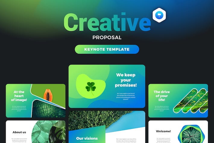 创意大气企业建议书商业计划企业合作多用途keynote模板 - 顶尖PPT