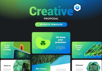 创意大气企业建议书商业计划企业合作多用途keynote模板 - 顶尖PPT