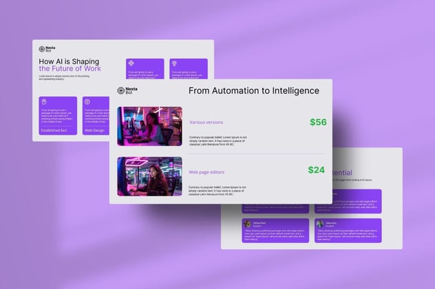 人工智能初创技术PPT模板 - 顶尖PPT