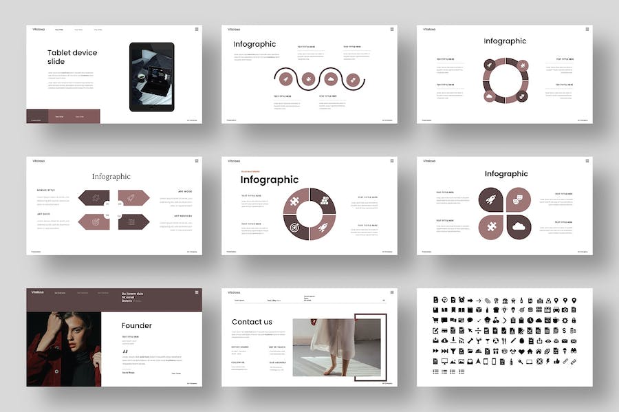 大气产品摄影展示营销策划多用途PPT模板 - 顶尖PPT