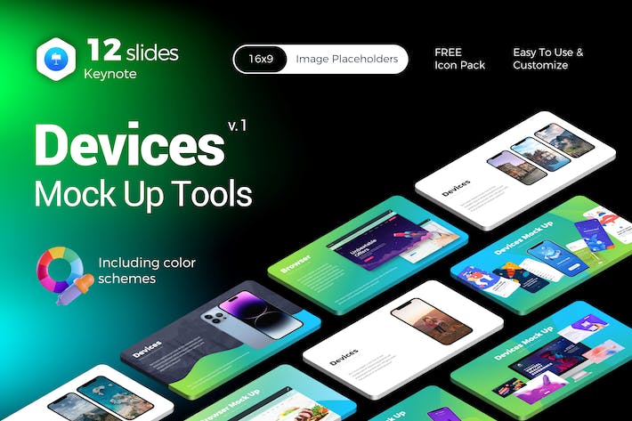 创意渐变色品牌策划营销商业计划商业通用keynote模板 - 顶尖PPT