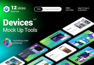 创意渐变色品牌策划营销商业计划商业通用keynote模板 - 顶尖PPT