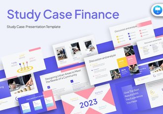 案例研究财务分析报告Keynote模板 - 顶尖PPT