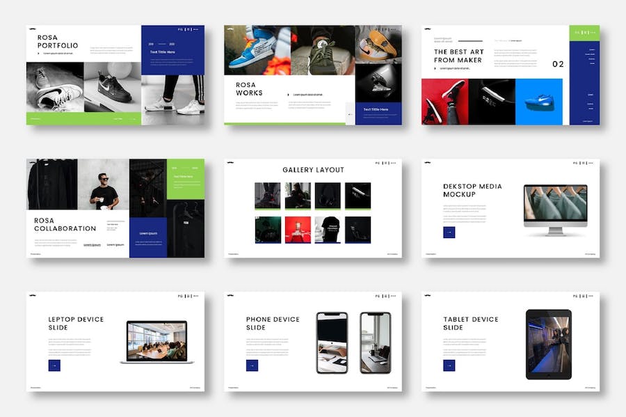 商务风格公司团队简介keynote模板 - 顶尖PPT