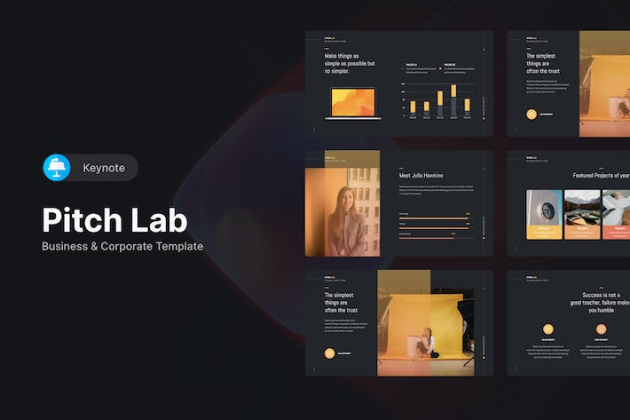 商业计划企业合作商务keynote模板 - 顶尖PPT