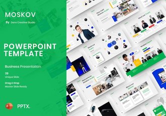 商务工业风企业宣讲展示PPT模板 - 顶尖PPT