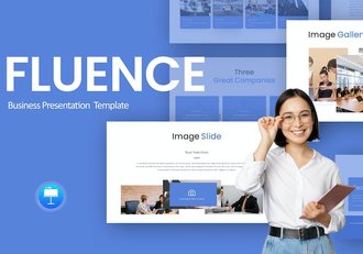 蓝色创意商业会议keynote模板 - 顶尖PPT