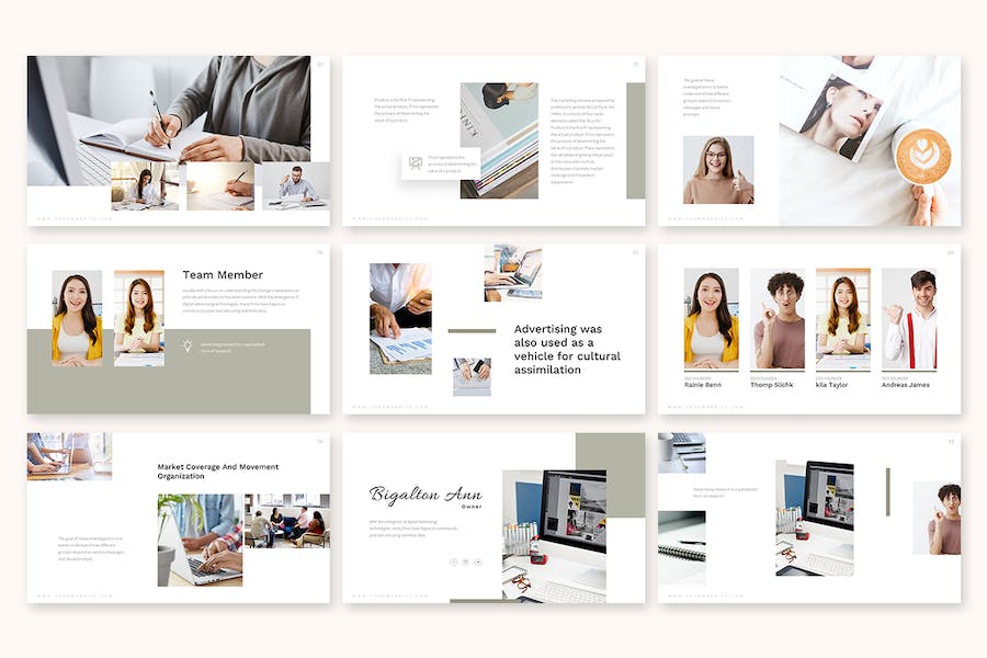 清新简约风商务汇报Keynote模板 - 顶尖PPT