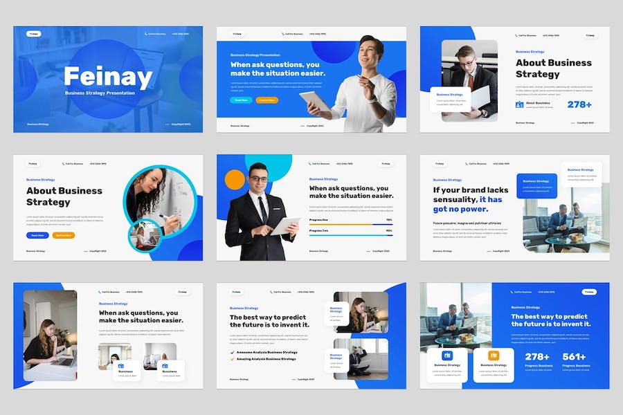 商业战略规划执行方案PPT模板 - 顶尖PPT