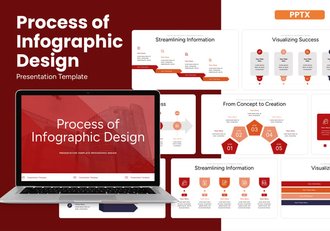 信息图设计流程步骤PPT模板 - 顶尖PPT