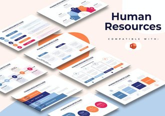企业人力资源管理招聘信息图表PPT模板 - 顶尖PPT