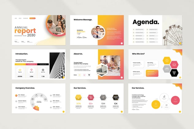 年度报告主题keynote模板 - 顶尖PPT