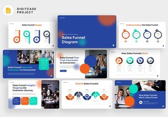 彩色销售漏斗信息图形PPT模板 - 顶尖PPT