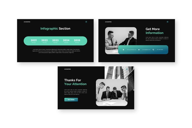 专业会计财务主题Keynote演讲模板 - 顶尖PPT