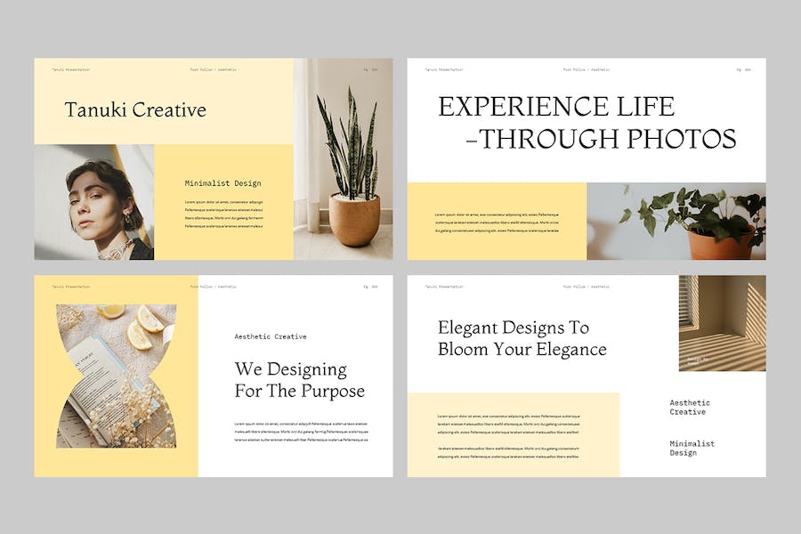 清新自然美学主题Keynote演示文稿 - 顶尖PPT