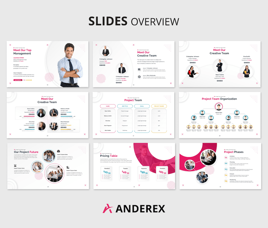 项目开发进度时间线梳理展示图形PowerPoint模板 - 顶尖PPT