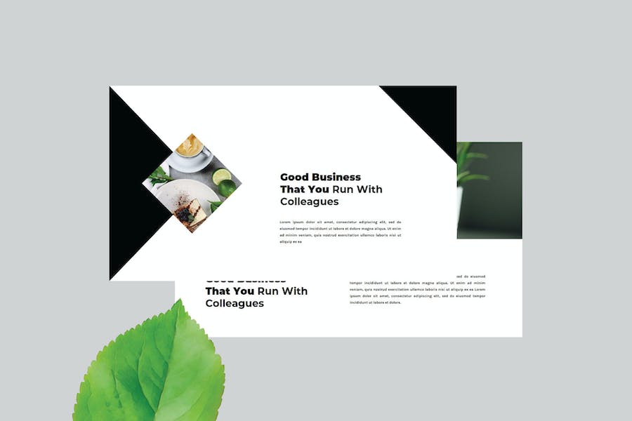 极简风格企业介绍PPT模板 - 顶尖PPT